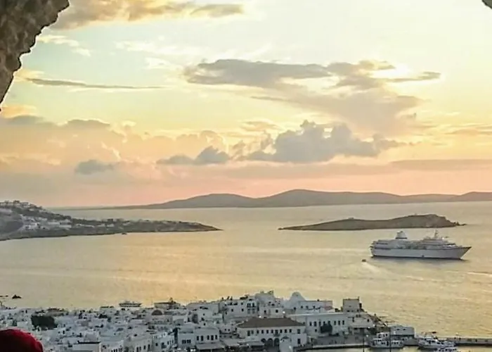Mykonos Old Harbor Front With Balcony Mykonos Town