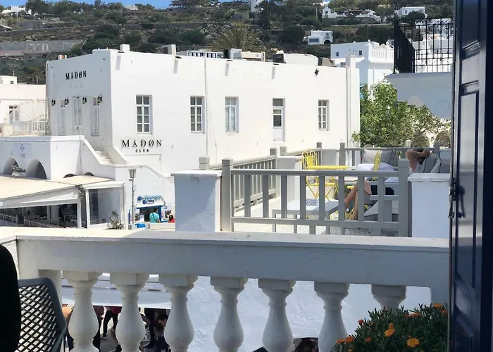 Mykonos Old Harbor Front With Balcony 別荘 Mykonos Town
