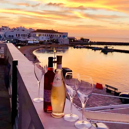 Mykonos Old Harbor Front With Balcony Mykonos Town