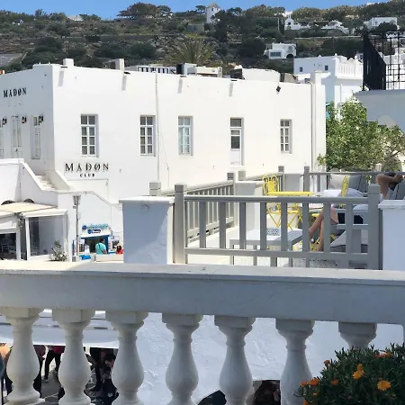 Mykonos Old Harbor Front With Balcony Tatil Evi Mykonos Town
